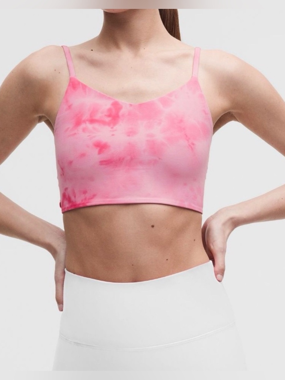 Lululemon Bend This Cami Spaghetti-Strap
Bra smooth wash strawberry size S/M-NWT